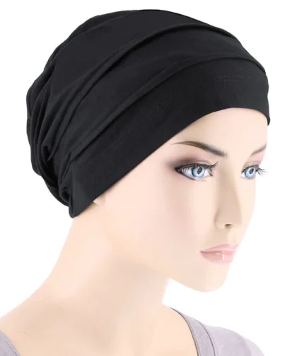 Turban Plus Lux Bamboo Pleated Cap