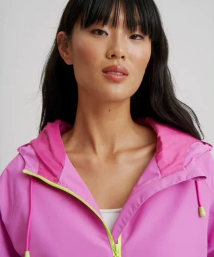 Nikki Jones Super Pink Magic Print Raincoat