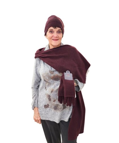 Alashan Cashmere Plush Waffle Stitch Scarf