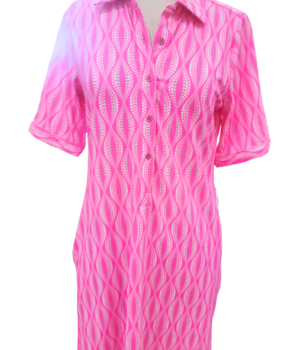 Lulu-B Collar Button Down Dress (UPF 50)