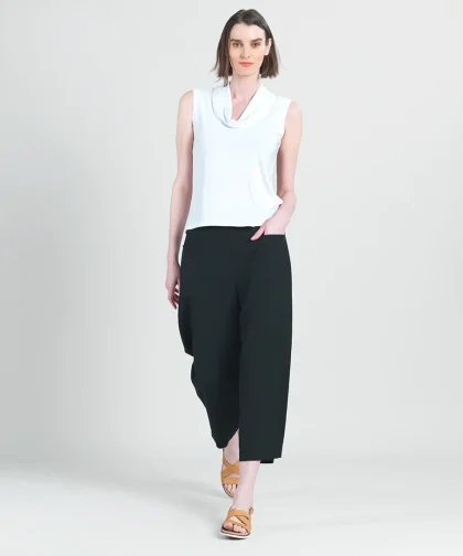 Clara Sunwoo Sleeveless Draped Cowl Neck Top - 3 Colors