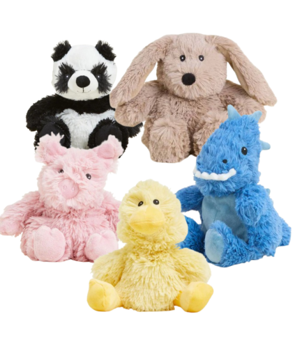 Junior Warmies Microwavable Stuffed Animals