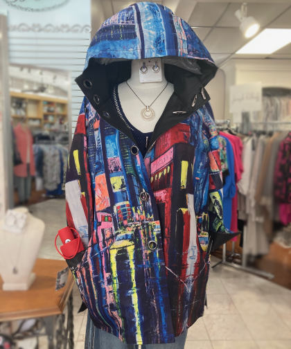 Oopera Rainy Day City Toggle Button Jacket