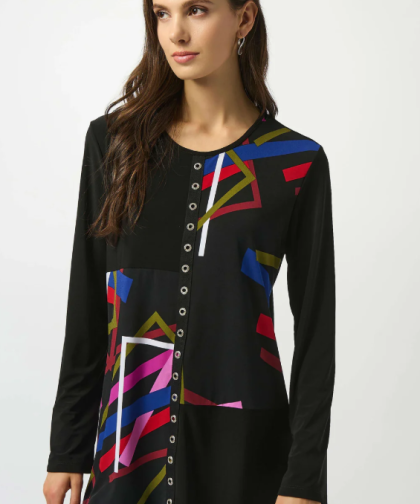 Joseph Ribkoff Silky Knit Print Tunic