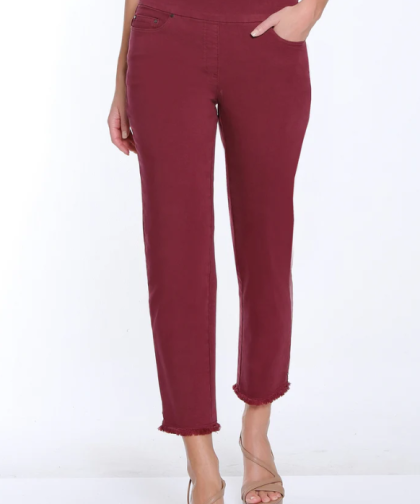 Multiples Fringe Ankle Pant -Petite