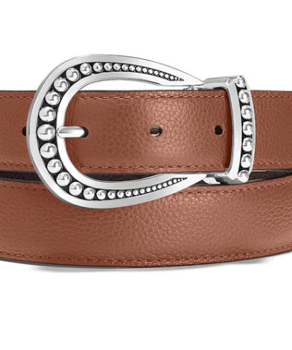 Brighton Really Tough Reversible Belt Bourbon