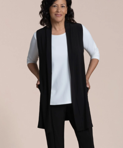 Sympli Black Carefree Vest