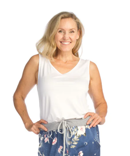 Papillon Layering V Neck Bamboo Tank