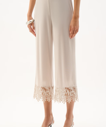 Joseph Ribkoff Wide Leg Cropped Trousers