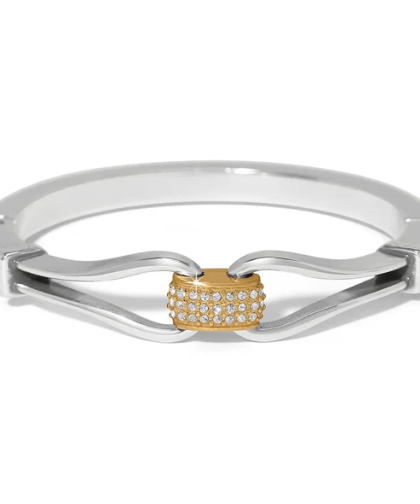 Brighton Meridian Classic Two Tone Hinge Bangle