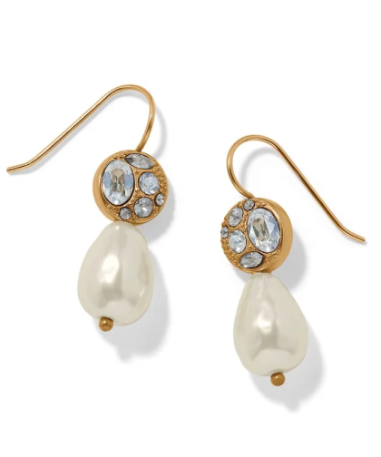 Brighton Trust Your Journey Petite Pearl French Wire Earrings
