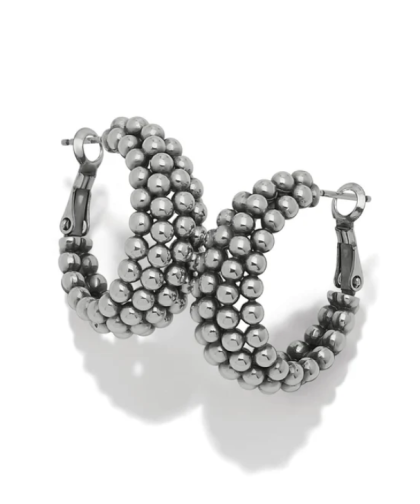 Brighton Pretty Tough Blossom Hoop Earrings