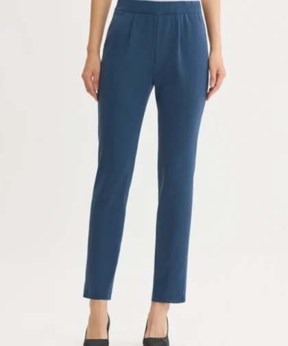 Misook Nancy Slim Leg Mylana Knit Pant, Stardust