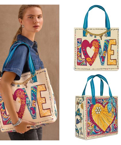 Brighton Canvas Love Story Tote