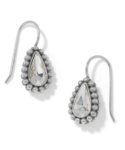 Twinkle Luxe Teardrop French Wire Earrings