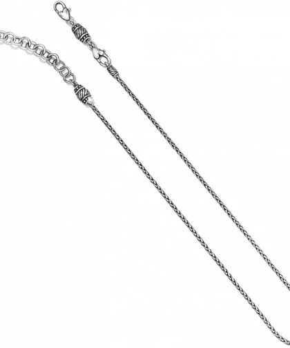 Brighton Classic Short Silver Charm Necklace