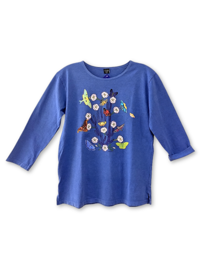 Sabaku Transformations Heather Super Blue 3/4 SleeveTee